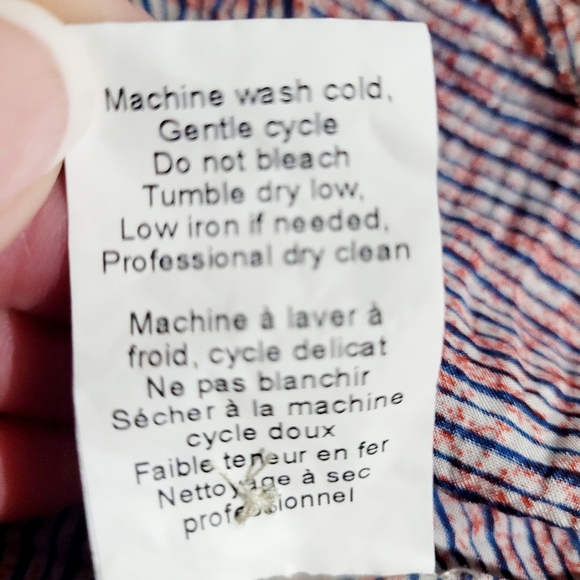 Anthropologie 11.1.TYLHO Woman’s Red Tunic Dress Size Small **no Belt** - Picture 11 of 11